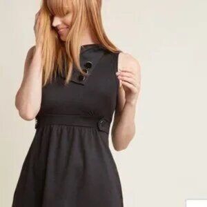 Modcloth "Coach Tour" Dress in Black
